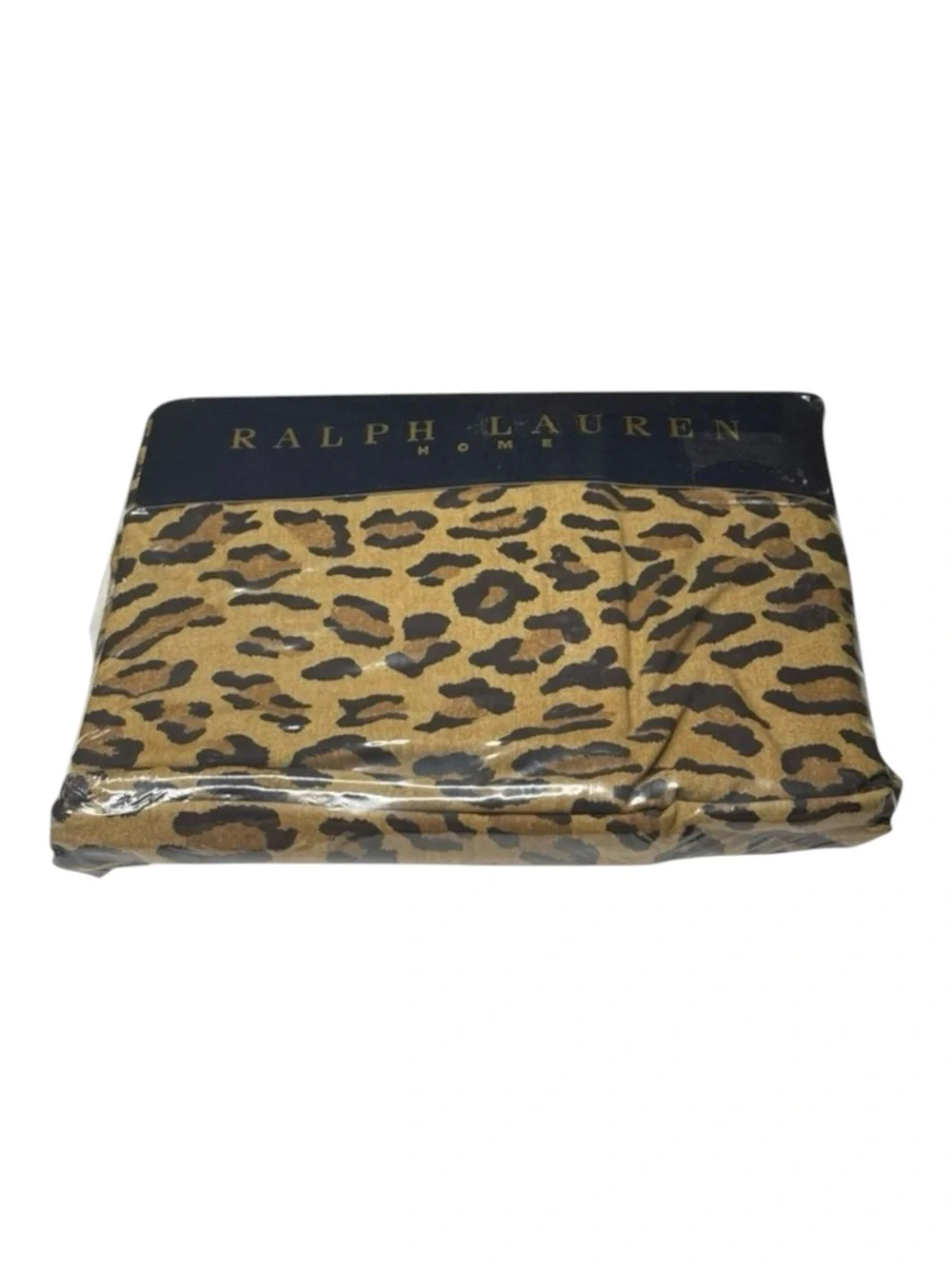 new Ralph Lauren 𖤗 New Bohemian Aragon Flat Sheet 𖤗 Leopard 𖤗 Full Sealed 200TC